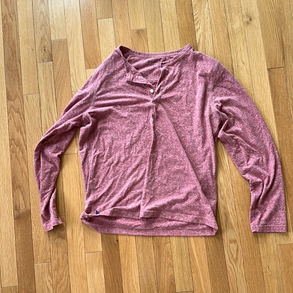 Untuckit long sleeve Henley cotton shirt - Picture 1 of 1